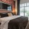 Bedroom with natural lighting and high ceilings